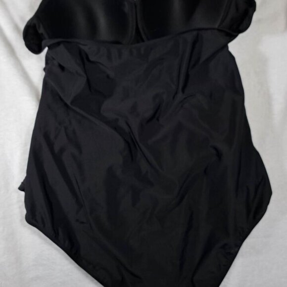 COCOSHIP Womens Swimsuit Black Size 5XL Halter One‎ Piece - Picture 5 of 15